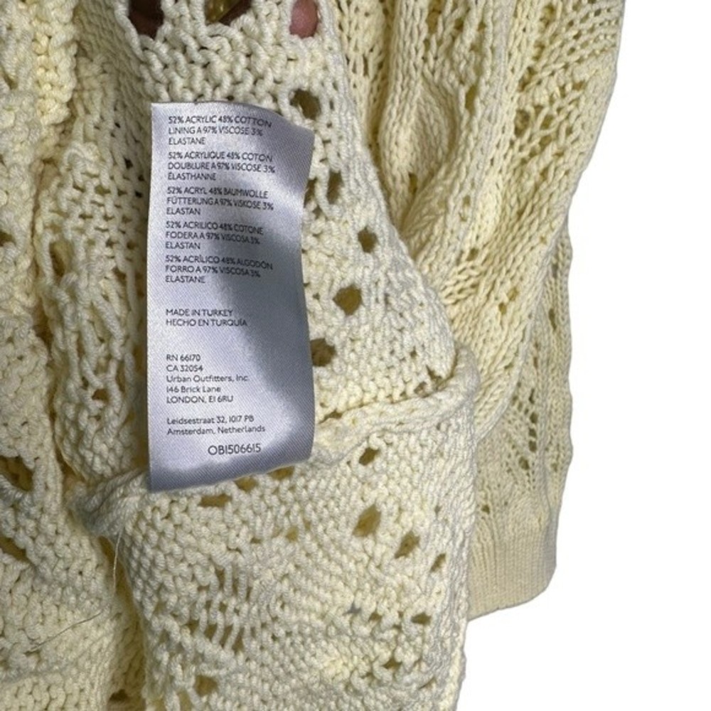 Free People Cream Knit Mini Dress - Picture 11 of 11